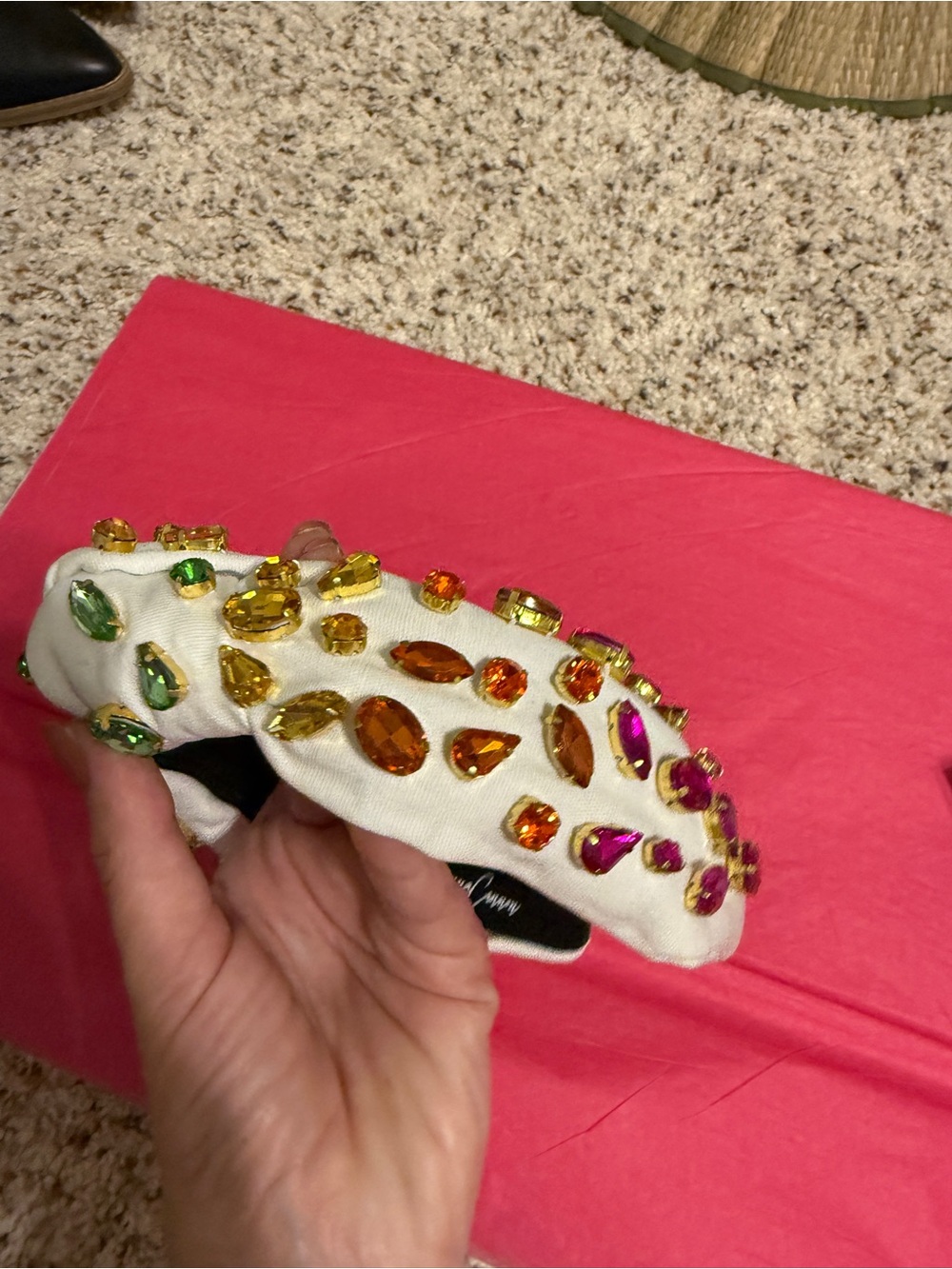 Brianna Cannon Rainbow Jeweled Headband - Multicolor Accent - Picture 10 of 14
